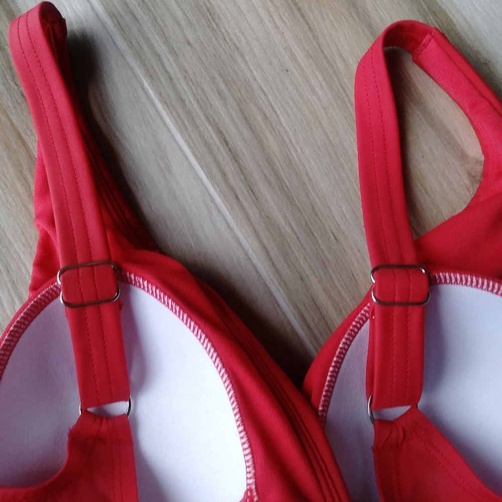 NWT SZ 10 Jantzen Red Tummy Control S… - Picture 3 of 4